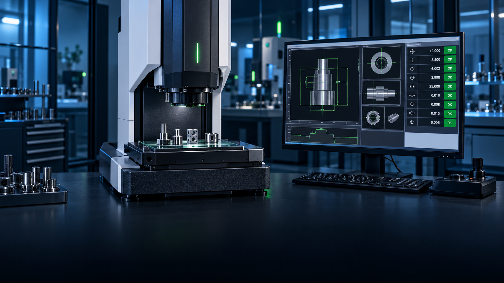 Multisensor-Messsystem für die optische Qualitätsprüfung